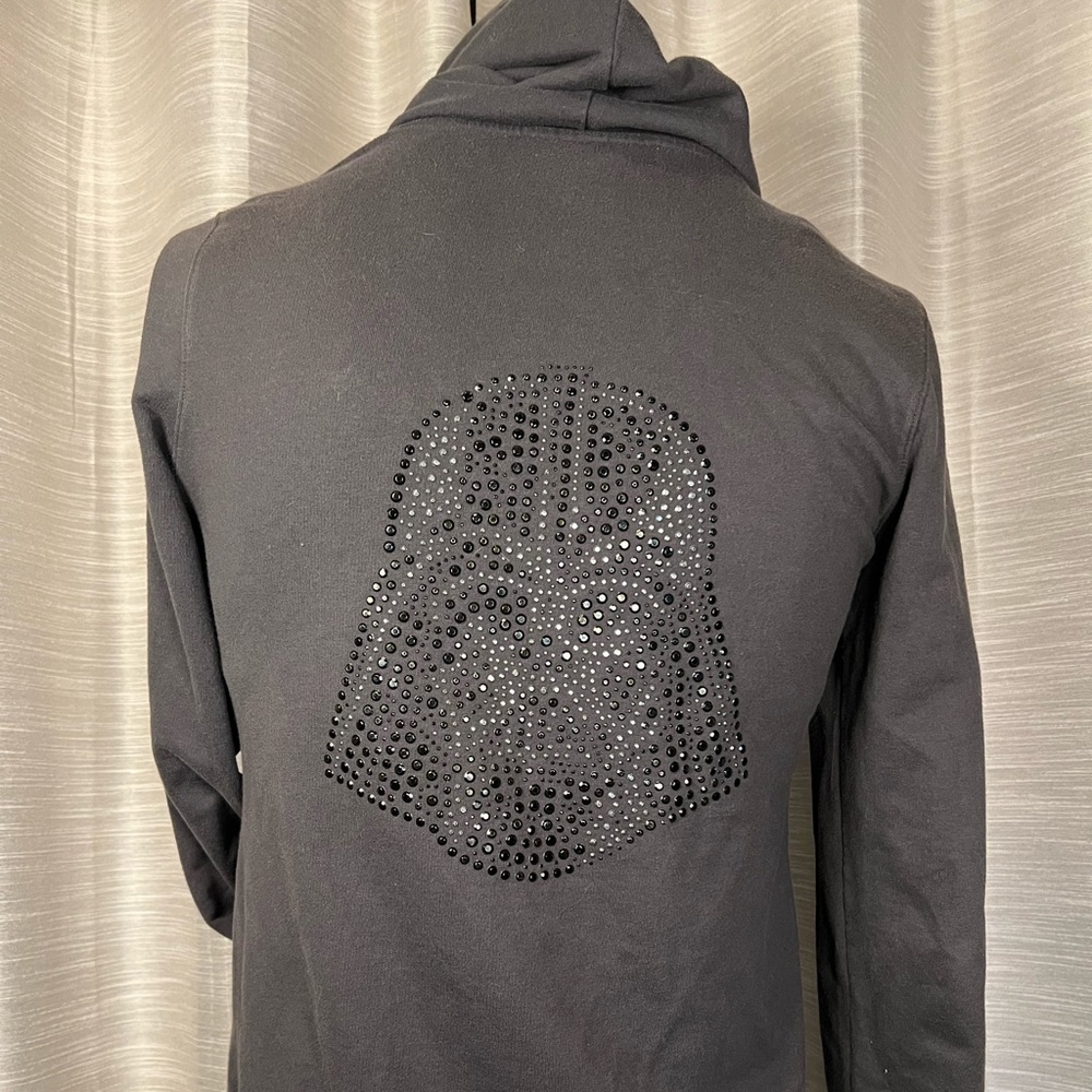 Darth Vader Rhinestoned Zip Up